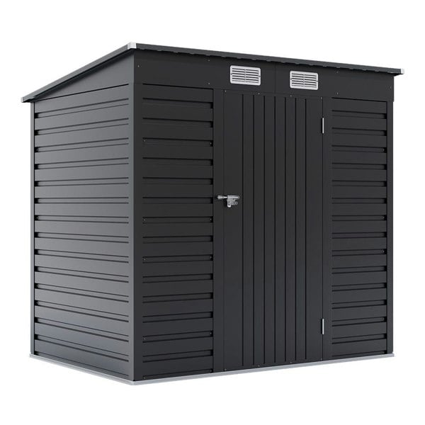 Outdoor Galvanized Steel Storage Shed Living and Home 