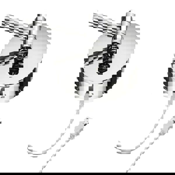 Smedbo Polished Chrome Sensor Activated LED Mirror - Wall Mounted Extendable Swing Arm 7x Magnification Rechargable Battery Bathroom Makeup or Shaving