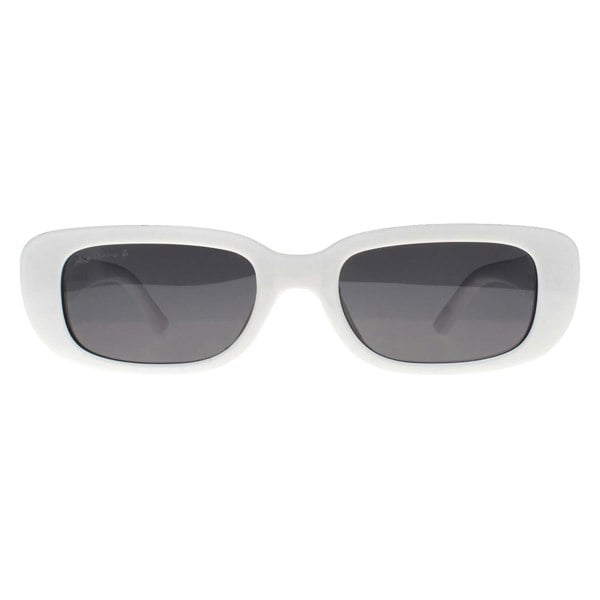 Montana Sunglasses MP65 B White Smoke Grey Polarized