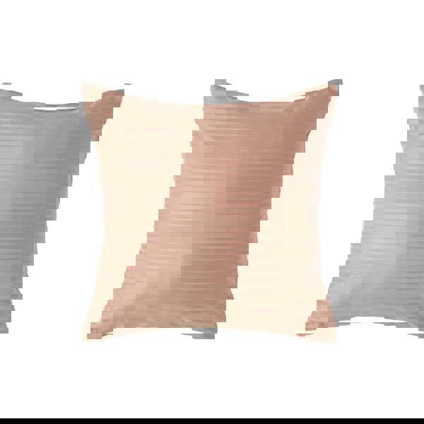 HOMESCAPES Silky 330 TC Egyptian Cotton Satin Stripe Pillowcase, European Size