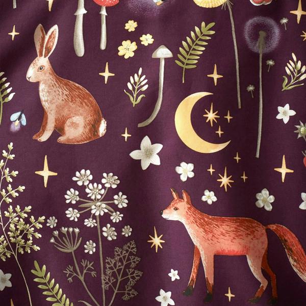 Enchanted Twilight Plum Duvet Cover Set
