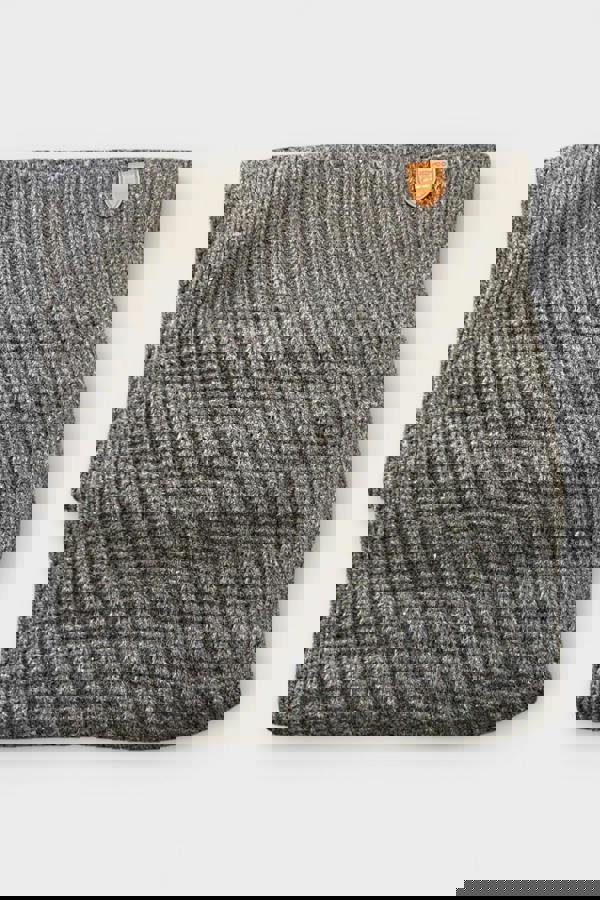 Coach Waffle Beanie Hat, Scarf & Glove Set Charcoal