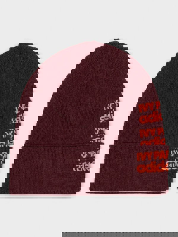 Adidas Ivy Park Logo Beanie Maroon/Solar Orange - Supplied FashionAdidas