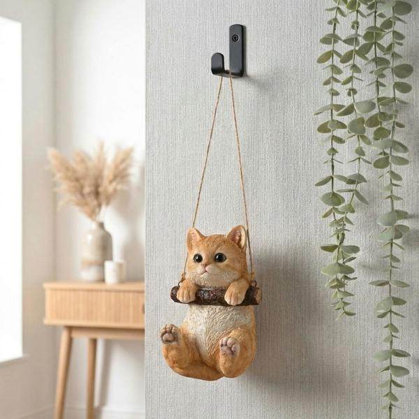 Garden Greatness Playful Dangling Kitten Ornament