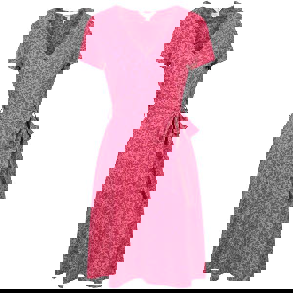 Mountain Warehouse Womens/Ladies Santorini Flower Jersey Wrap Dress - Red