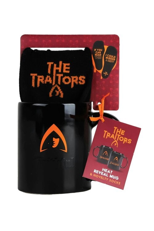 Kimm and Miller The Traitors Heat Reveal Mug and Socks Gift Set