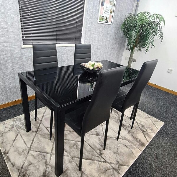 Kosy Koala Dining Table Set with 4 Chairs Dining Room and Kitchen table set of 4