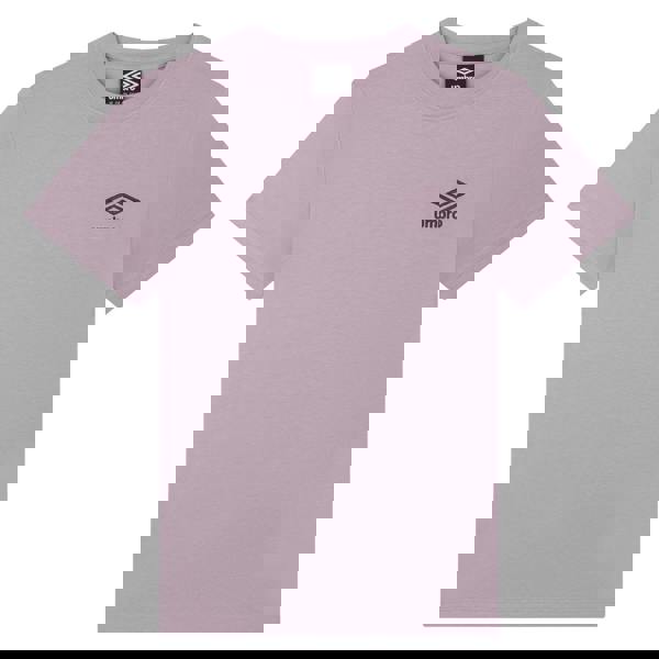 Umbro Womens Core Classic T-Shirt - Mauve Shadow/Potent Purple