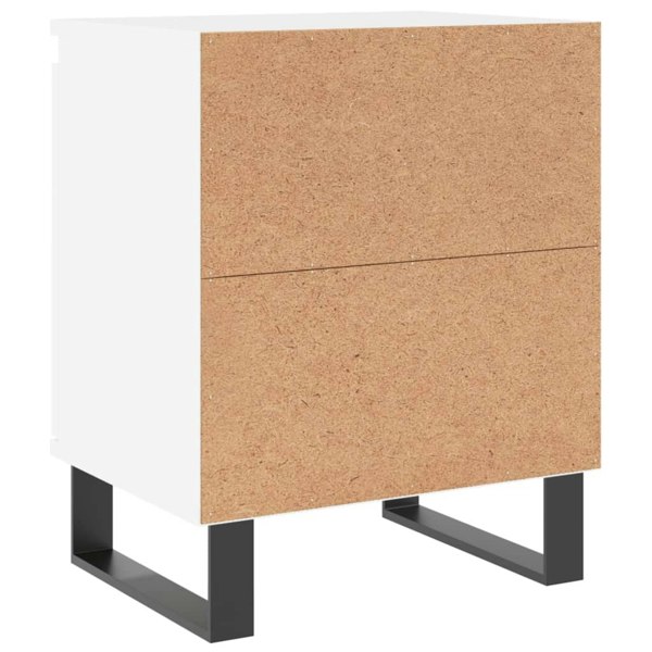Berkfield Bedside Cabinets 2 pcs White 40x30x50 cm Engineered Wood