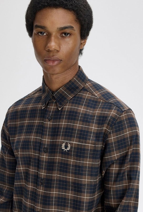 Fred Perry Brushed Twill Tartan Shirt