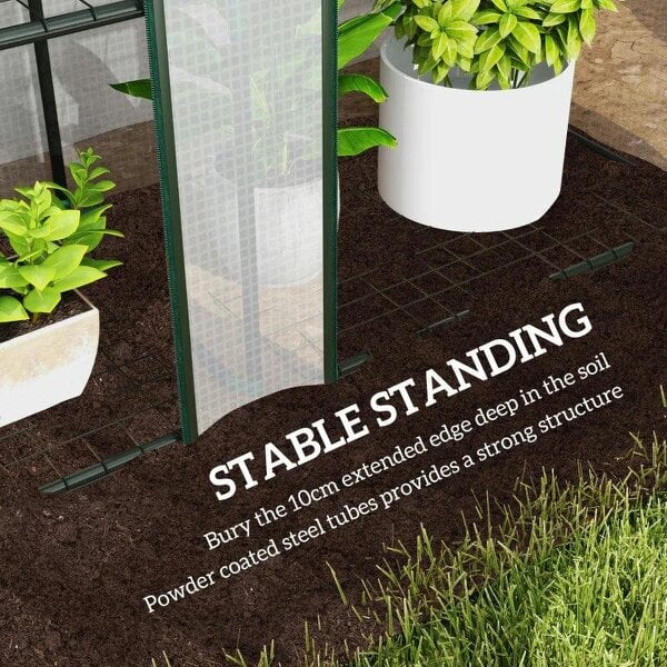 Bobobiy 46 x 215cm Nine-Shelf Greenhouse