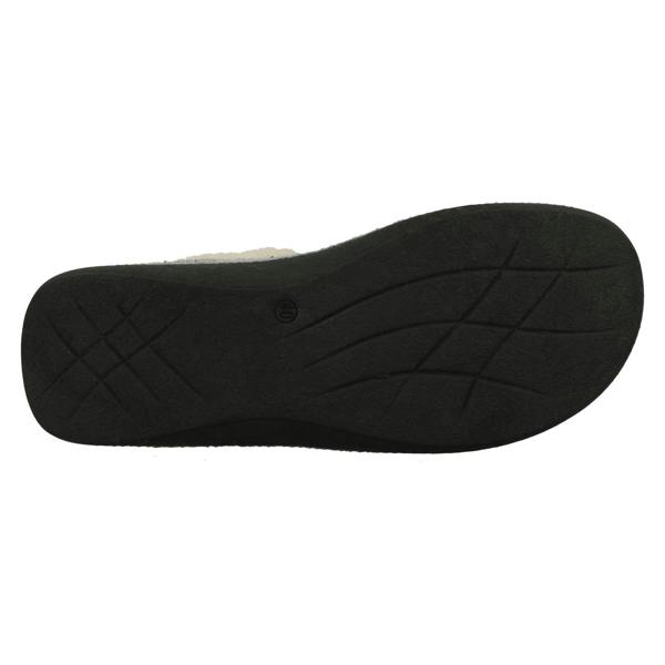 Padders Ladies Padders Lusekofte Detailed Mule Slippers Sorrel