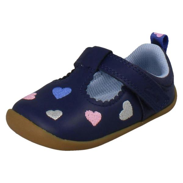 Clarks Girls Clarks Pre-Walker Shoes Roamer Heart T