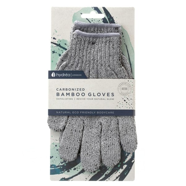 Hydréa London Carbonized Bamboo Exfoliating Gloves