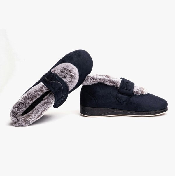 Padders HUSH Womens Slippers Navy
