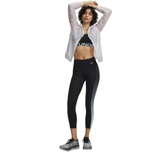 Under Armour Womens/Ladies Performance Leggings - Black/Mint/Reflective - 
