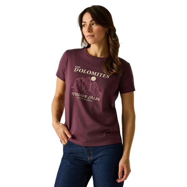 Regatta Womens/Ladies Filandra VX Dolomites T-Shirt - Fig - 