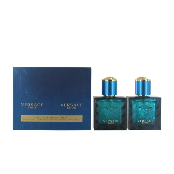 Versace Eros Eau de Toilette Spray for Him 2 x 30ml