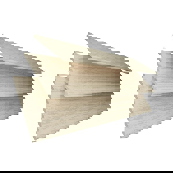 NewEdgeBlinds Natural Oak Faux Wood Venetian Blinds with String (130cm Drop)