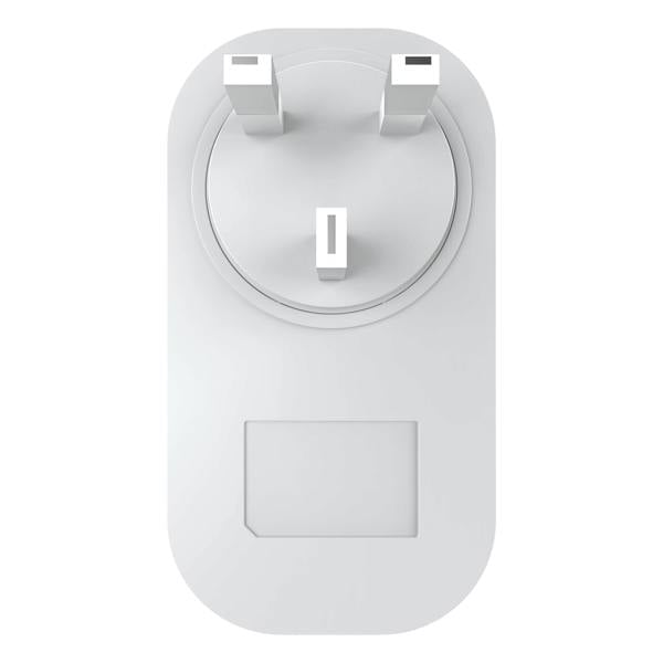 ENER-J 13A Wireless Plug Adapter + 1 Gang Switch Eco Series, White Body, Wireless Turn On/Off any appliance
