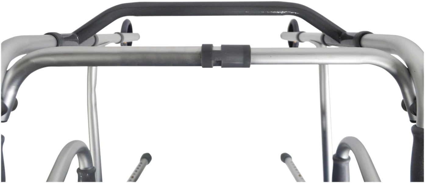 Aidapt Dual Riser Deluxe Folding Walking Frame With Wheels