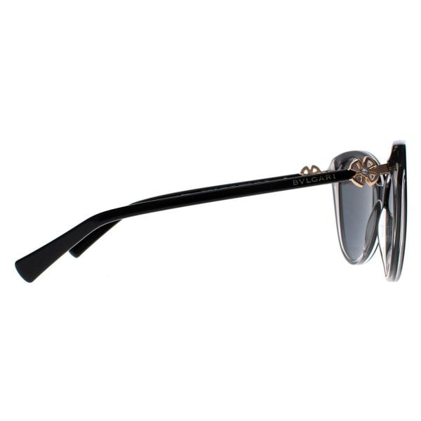 Bvlgari Sunglasses BV8246B 538187 Black Grey Transparent Dark Grey