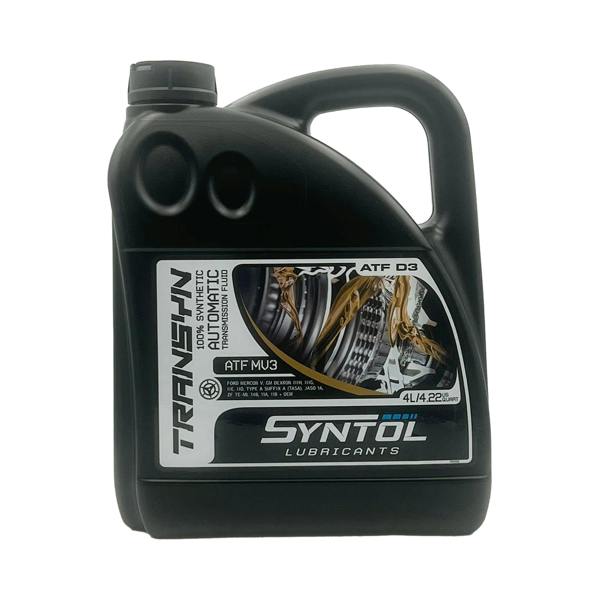 Syntol Transyn ATF MV3 Fully Synthetic Automatic Transmission Fluid Jaso 1A 4L