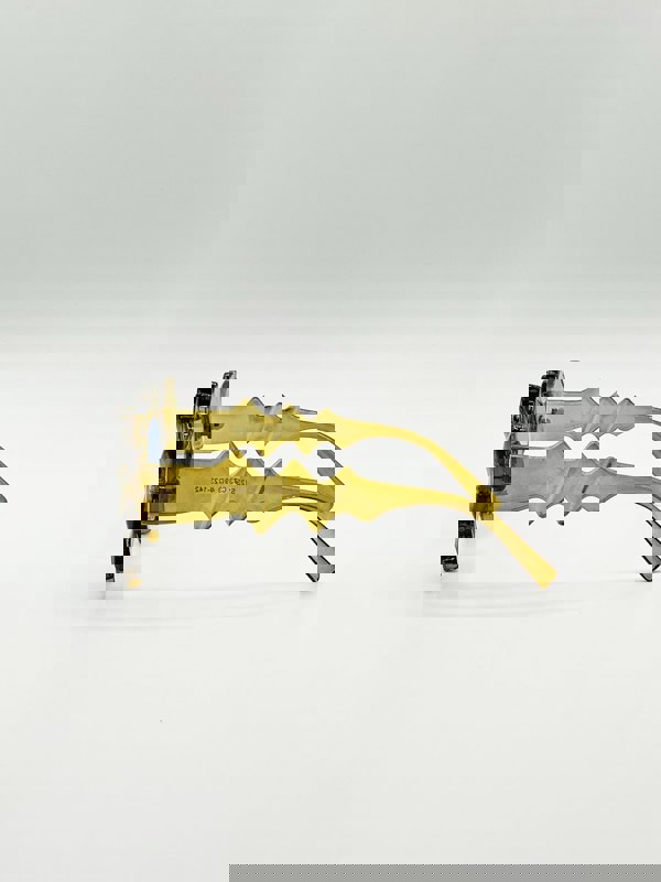 SVNX Y2K Irregular Novelty Sunglasses in Brown