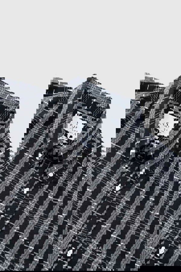 ENORSIA Men Button Down Collar Long Sleeve Shirt