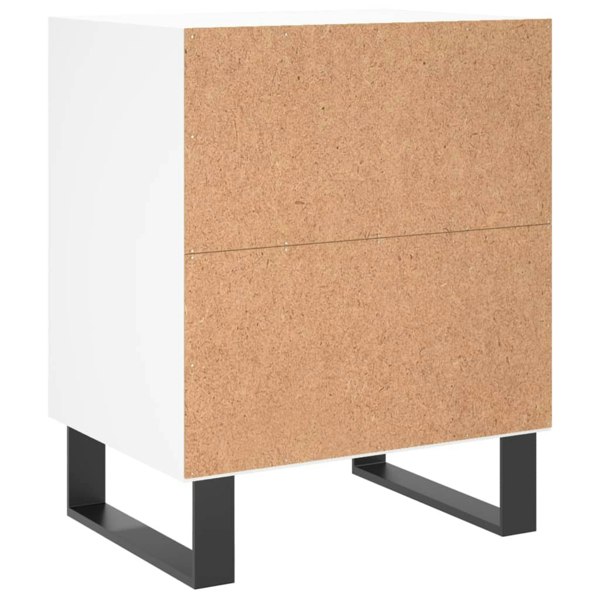 Berkfield Bedside Cabinets 2 pcs White 40x30x50 cm Engineered Wood