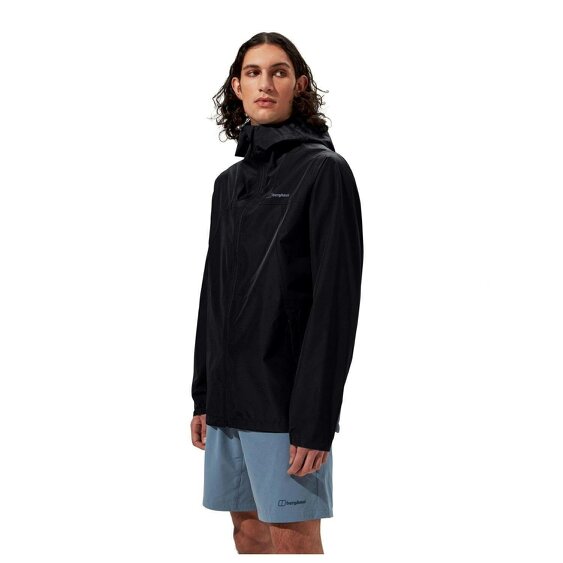 Berghaus Mens Deluge Pro 3.0 Rain Jacket Waterproof Coat Black