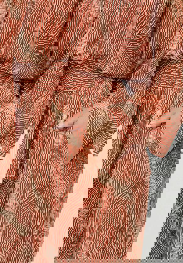 Ginger High Waist Tiger Print Trouser In Ginger Orange - image 4