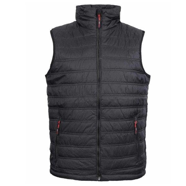 Black Tuffstuff Elite Bodywarmer for men, guilted gilet for added warmth