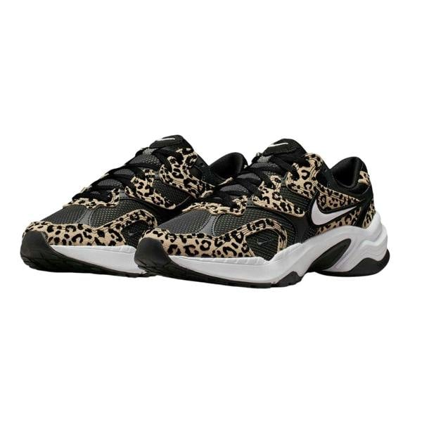 Nike Womens/Ladies Al8 Suede Chunky Sole Trainers - Black/Leopard - 