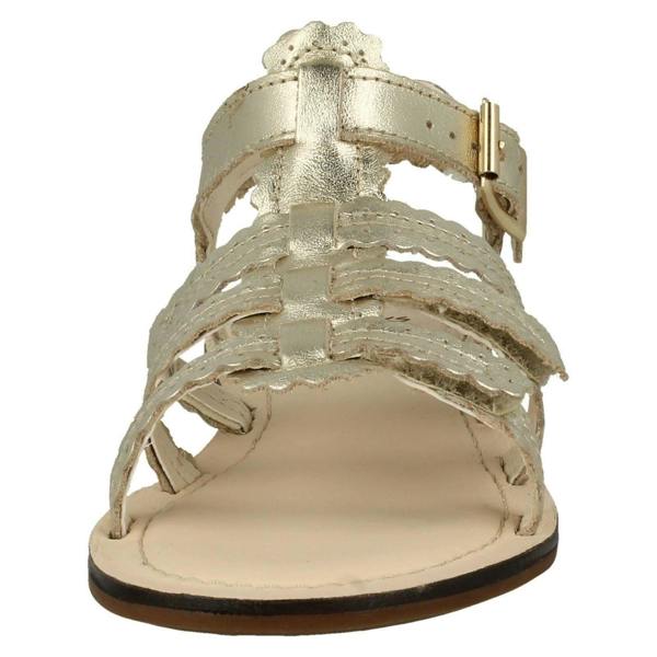 Clarks Girls Clarks Buckle Fastening Open Toe Sandals Loni Moon