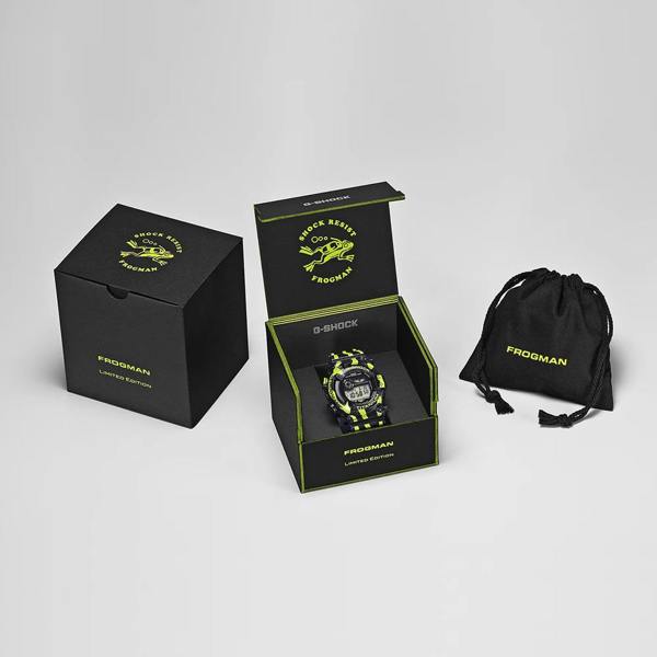 Casio Mens Special Edition Poisonous Frogman Digital Strap Watch GW-8200TPF-1ER