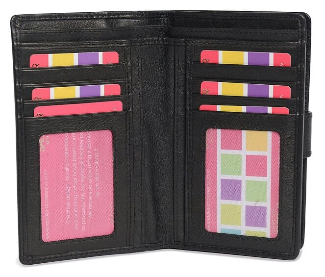 SADDLER Mid-Size Leather Purse Wallet  "Holly" – Handmade by Saddler | RFID Protected & Gift Boxed