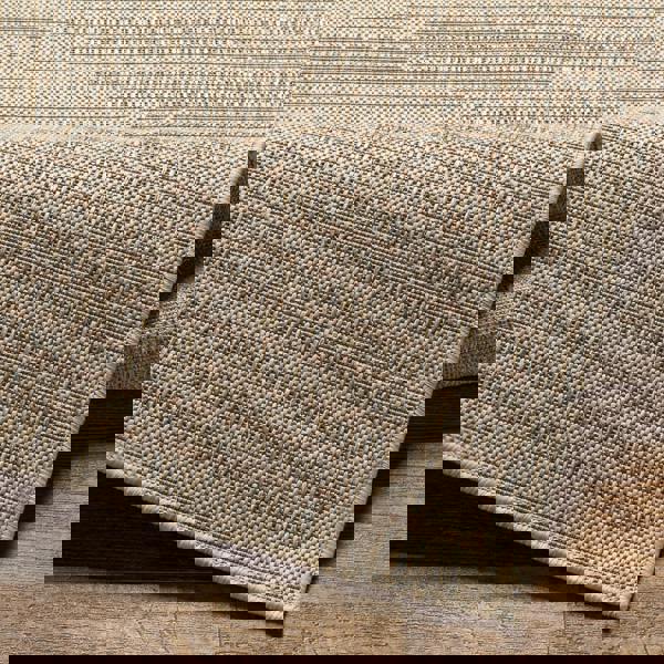 Livabliss Tuareg-Global Tan Ivory Beige Graphic In- & Outdoor Jute-Look Rug