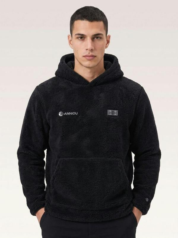 Anniou Men's Heated Fleece Hoodie
