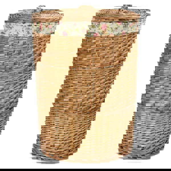 Round Laundry Wicker Basket