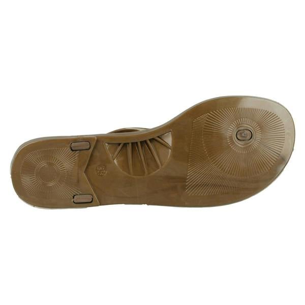 Spot On Ladies Spot On Flat Jelly Toe Post Sandal