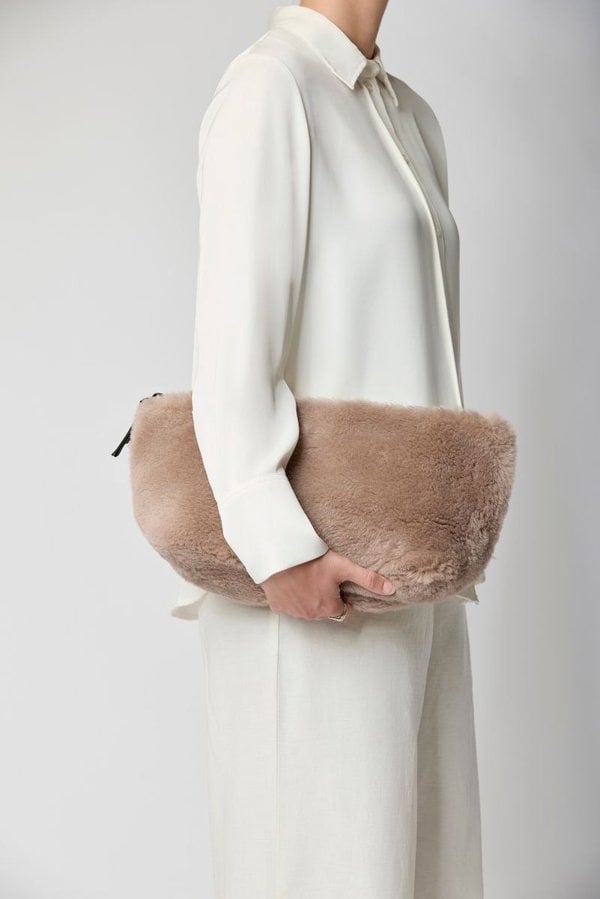 Maxi Havana Clutch Stucco Sand