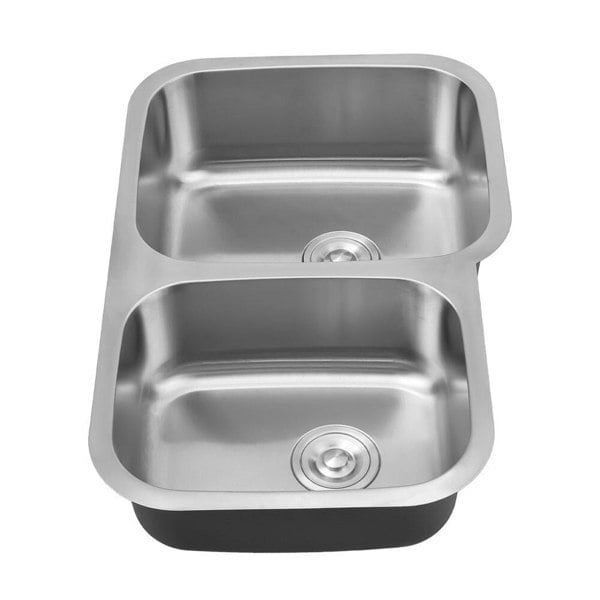 Built-In Stainless Steel Double Kitchen Sink Living and Home