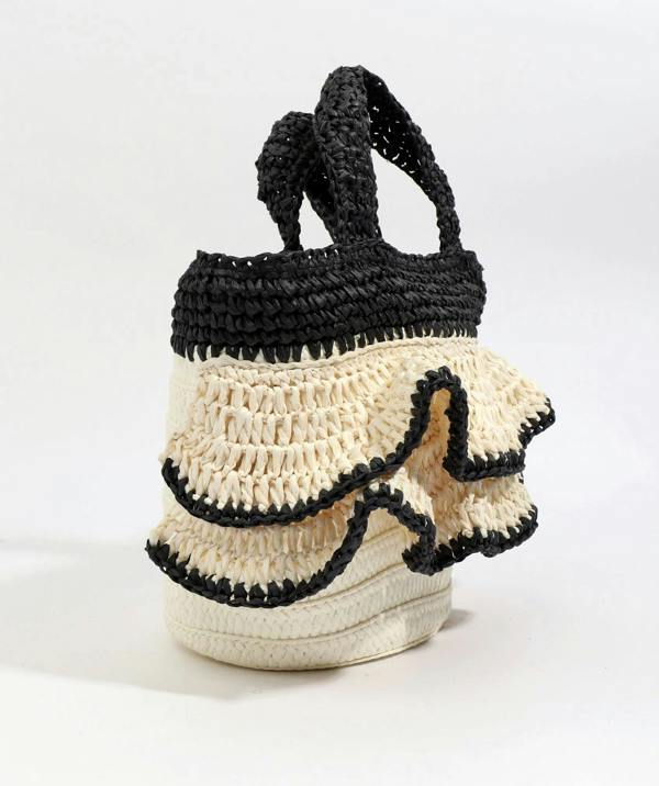Pia Rossini Saffira - Straw Crossbody Bag