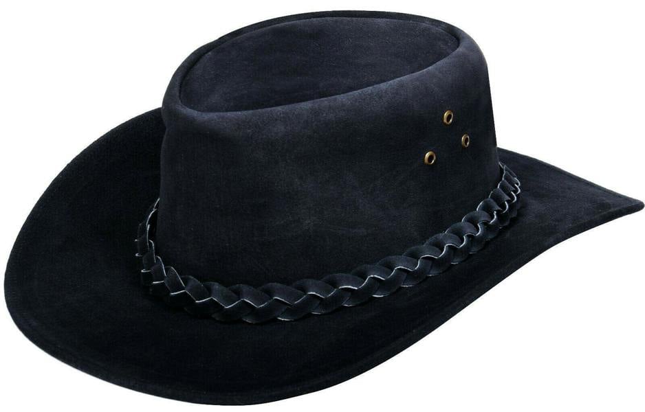 Infinity Leather Cowboy Outback Suede Aussie Bush Hat