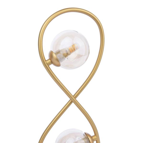 Pagazzi Lighting Lena 2 Light Satin Brass Table Lamp