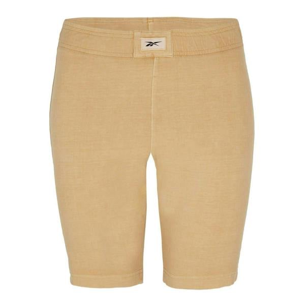 Reebok Womens/Ladies Essentials Slim Shorts - Burgundy/Ochre - 