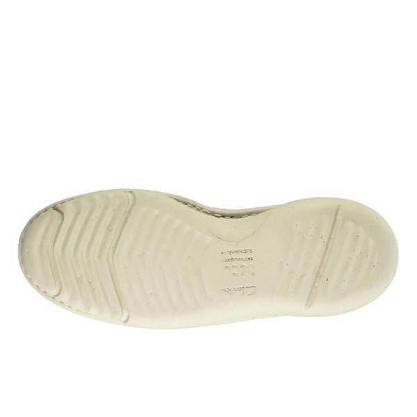 Clarks Mens Origin Leather Casual Shoes - Taupe - 