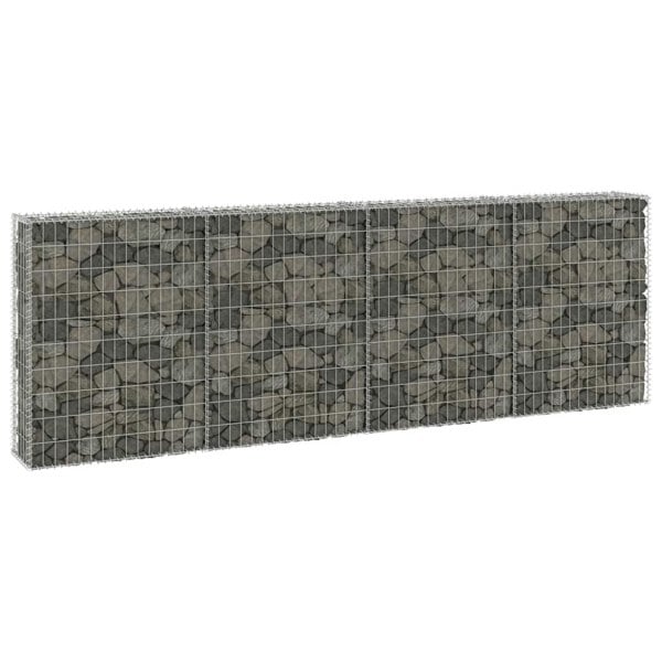 Berkfield Gabion Wall with Covers Galvanised Steel 300x30x100 cm
