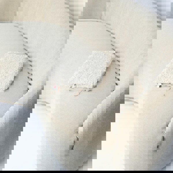 Sheepskin Computer Sleeve ⎮ 36 cm x 28 cm Pearl